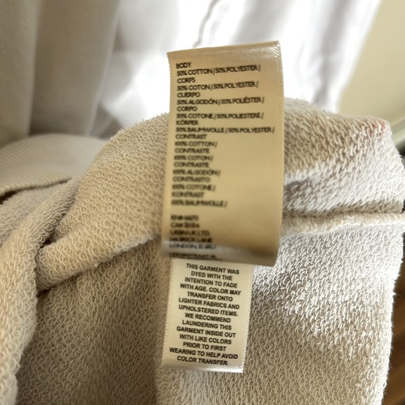 We The Free Pullover Sweatshirt White Long Sleeve Womens Size Large - Picture 9 of 9